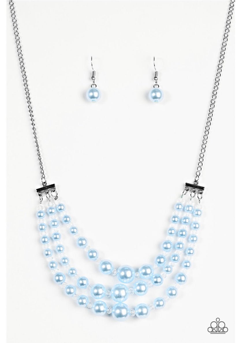 Spring Social- Blue Necklace
