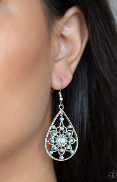 A Flair For Fabulous- Blue Earrings