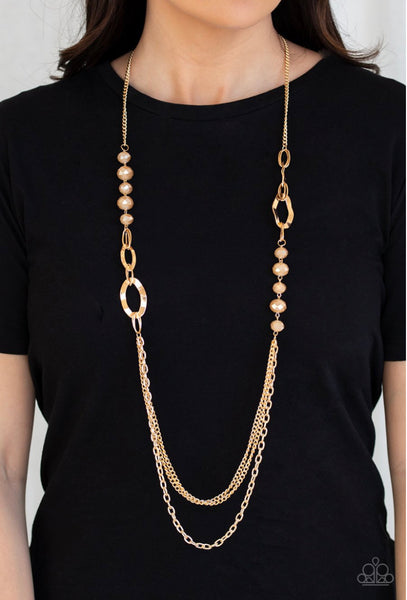 Modern Girl Glam- Gold Necklace