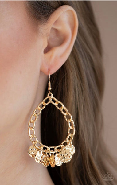 Street Appeal- Gold Earrings