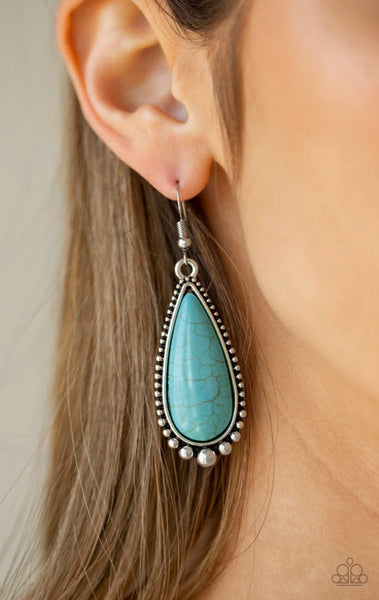 Desert Quench- Blue Earrings