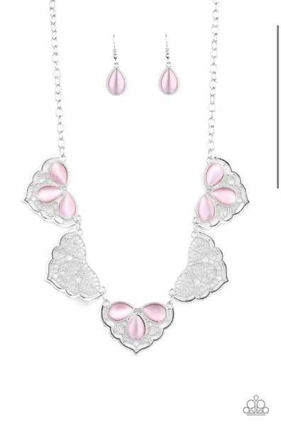 East Coast Essence- Pink Necklace