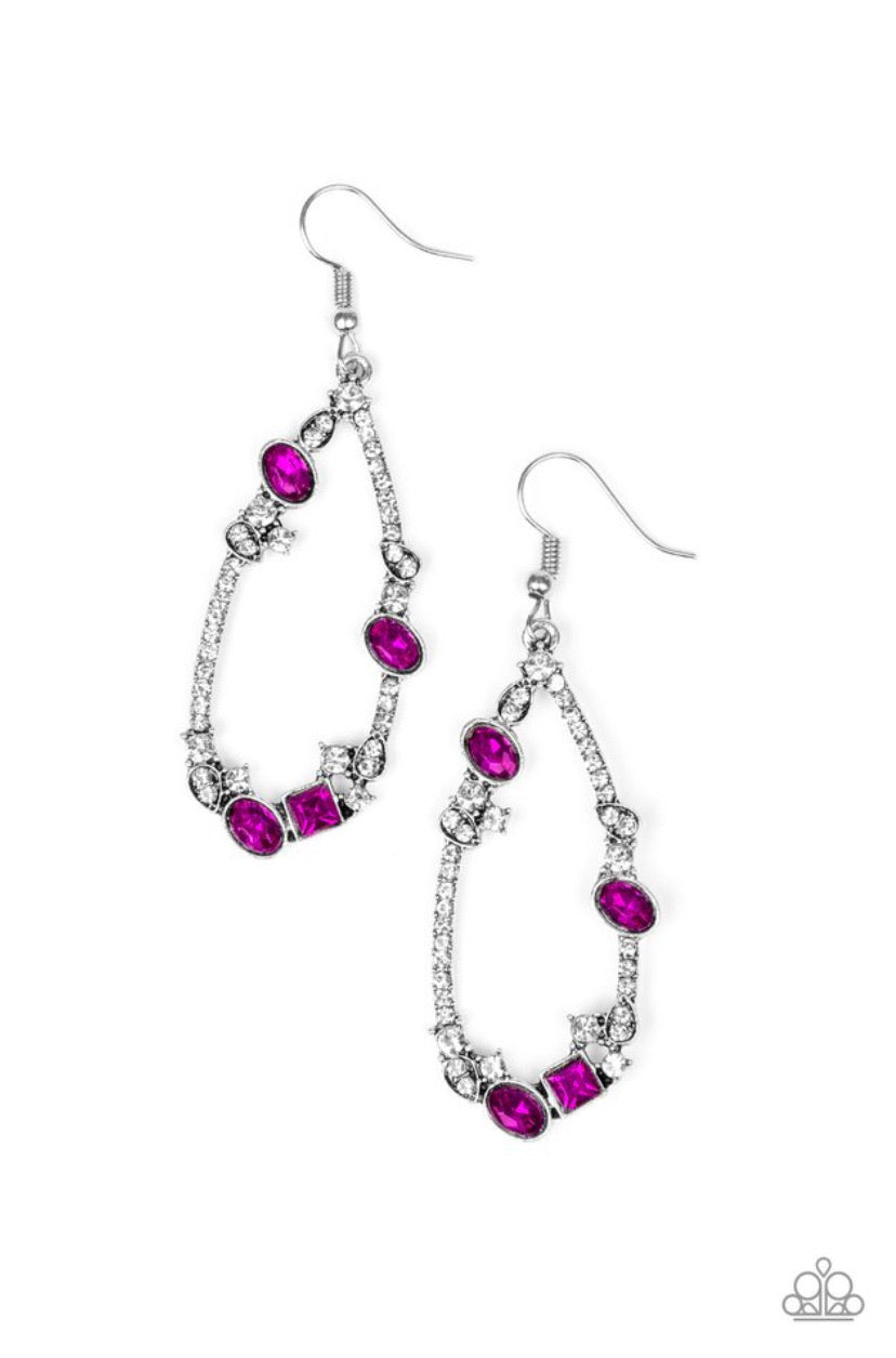 Quite The Collection- Pink Earrings