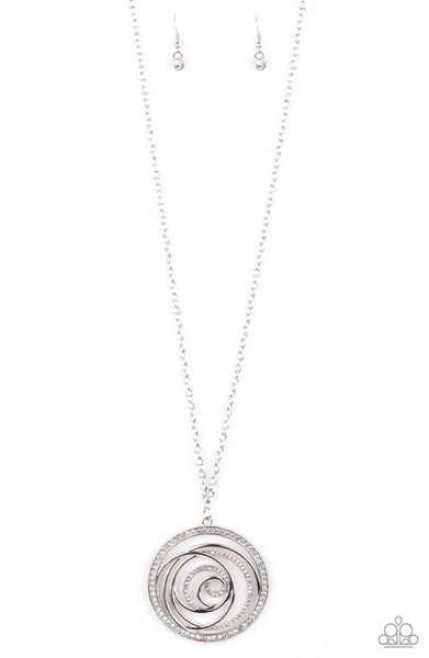 Subliminal Sparkle- White Necklace