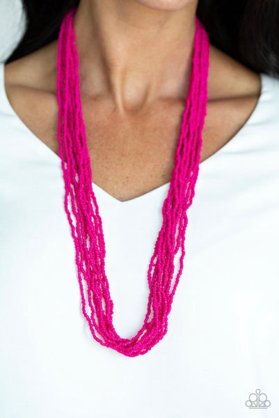 Congo Colada- Pink Necklace