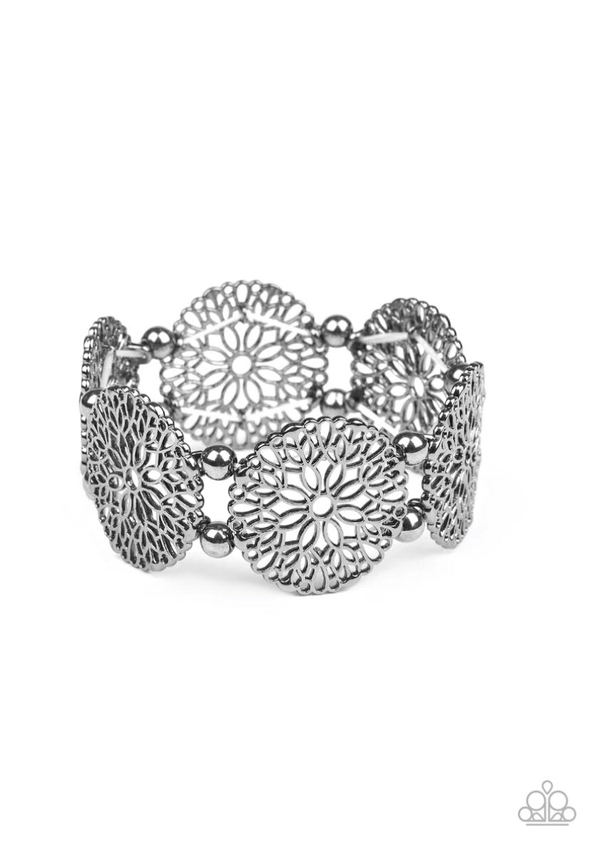 A Good Mandala Is Hard To Find- Silver Bracelet