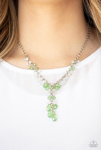 Iridescent Illumination- Green Necklace