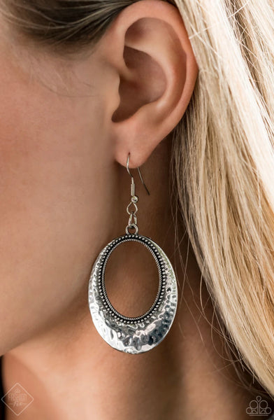 Tempest Texture- Silver Earrings