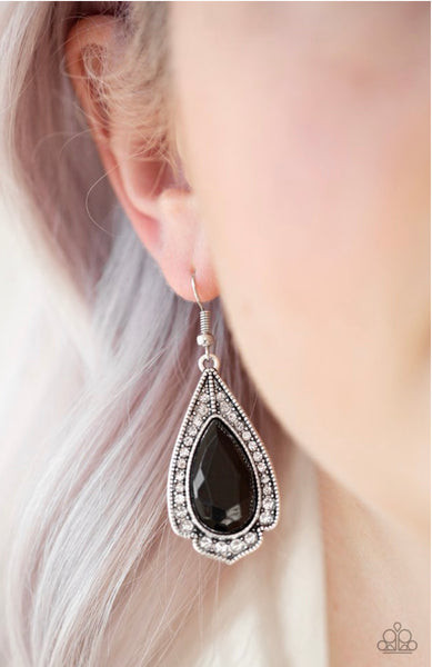 Superstar Stardom- Black Earrings