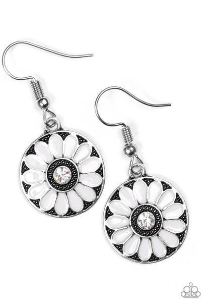 Lily Luau- White Earrings