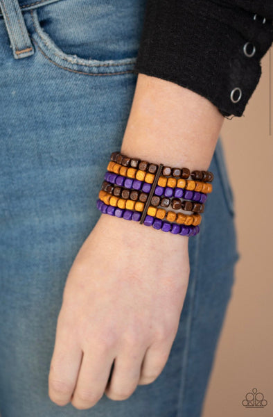 Tropical Tundra- Purple Bracelet