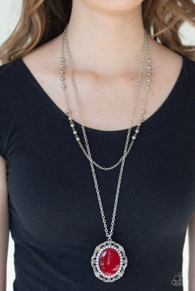 Endlessly Enchanted- Red Necklace