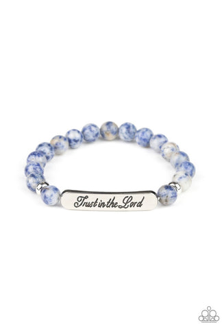 Keep the Trust- Blue Urban Bracelet