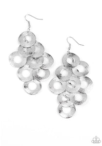 Scattered Shimmer- Silver Earrings