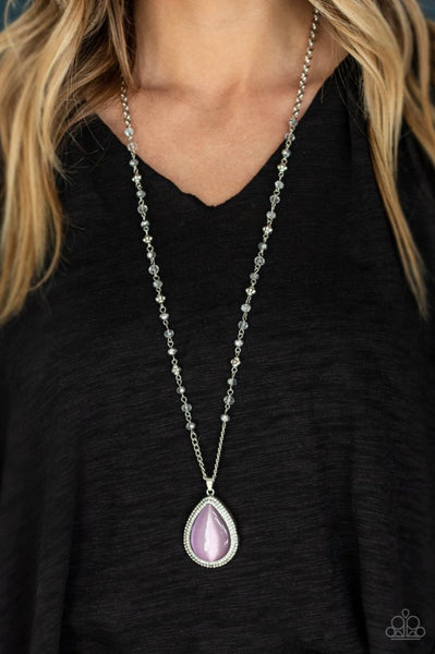 Fashion Flaunt- Purple Necklace