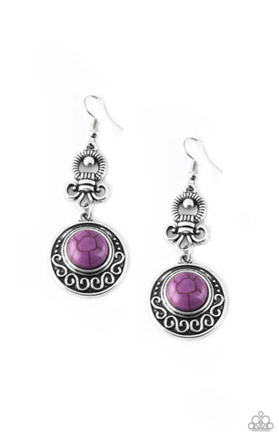 Southern Serenity- Purple Earrings