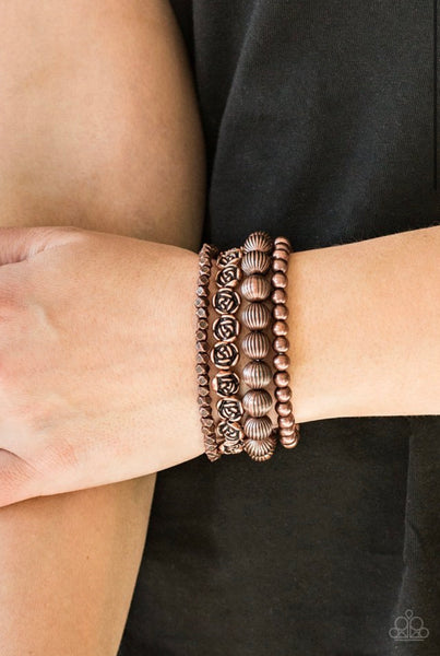 Rose Garden Gala- Copper Bracelet