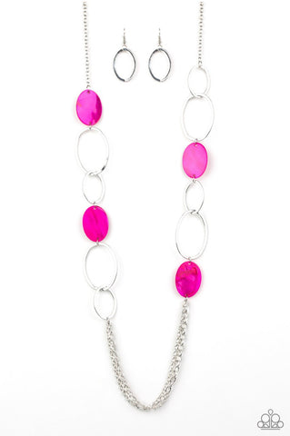 Kaleidoscope Coasts- Pink Necklace