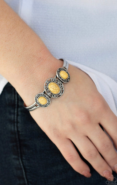 Stone Sage- Yellow Bracelet