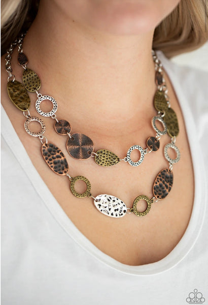 Trippin’ On Texture- Multi Necklace