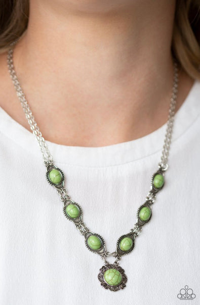 Desert Dreamin’- Green Necklace