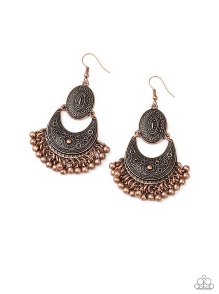 Western Trails- Copper Earrings