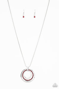 Gather Around Gorgeous- Red Necklace