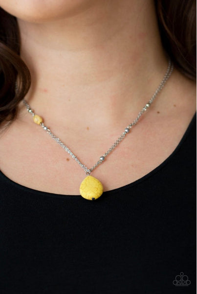 Peaceful Prairies- Yellow Necklace