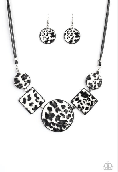 Here Kitty Kitty- White Necklace