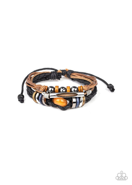 Wander More- Orange Urban Bracelet