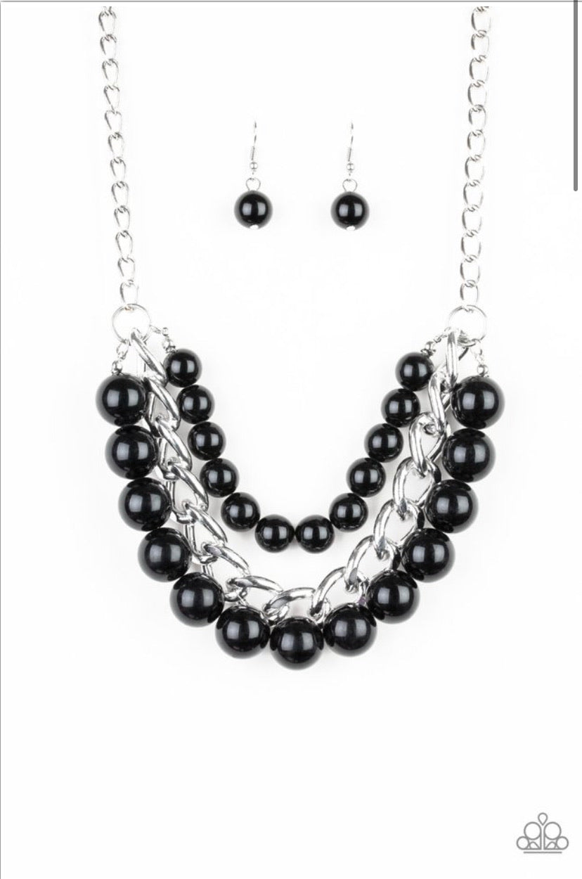 Empire State Empress- Black Necklace