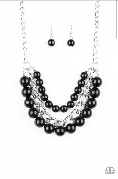 Empire State Empress- Black Necklace