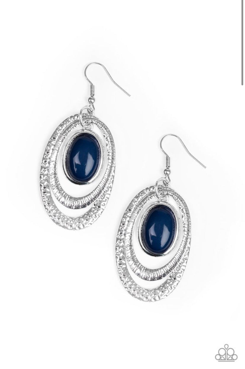 Seaside Spinster- Blue Earrings