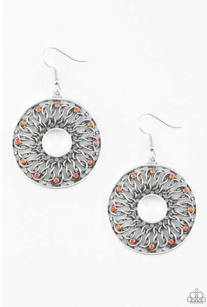 Malibu Musical- Orange Earrings