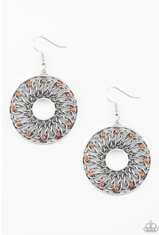 Malibu Musical- Orange Earrings