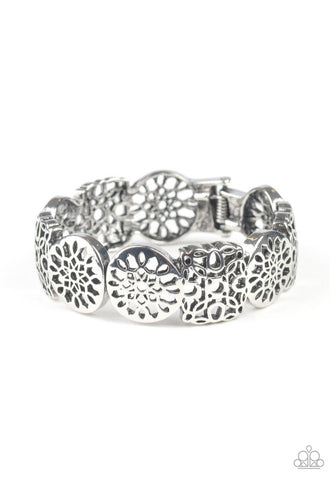 Mandala Mixer- Silver Bracelet