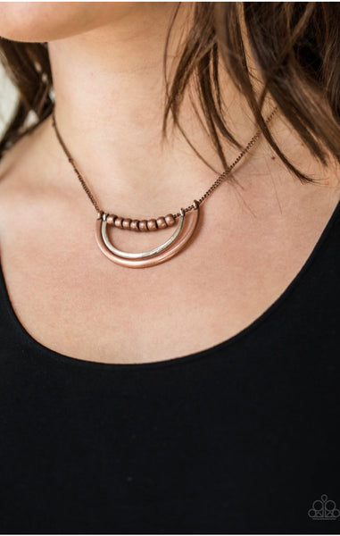 Artificial Arches- Copper Necklace