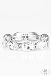 Diva In Disguise- White Bracelet #0555