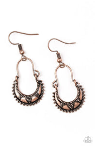 Industrially Indigenous- Copper Earrings