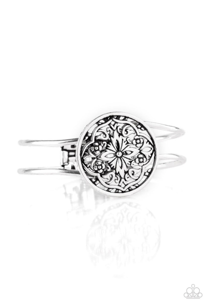 Mandala Majesty- Silver Bracelet