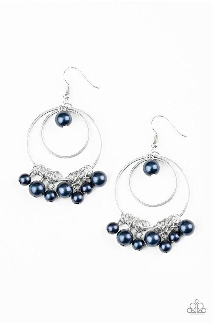 New York Attraction- Blue Earrings