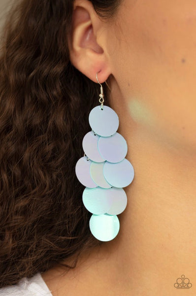 Mermaid Shimmer- Blue Earrings