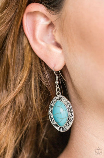 Aztec Horizons- Blue Earrings