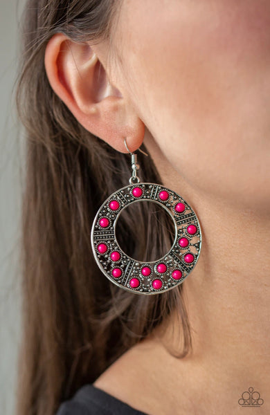 San Diego Samba- Pink Earrings