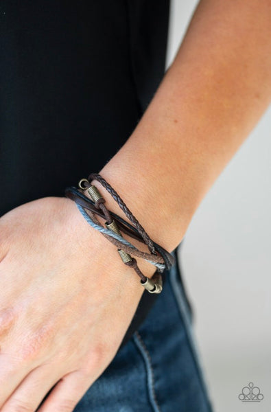 Forest Front Runner- Brown Urban Bracelet