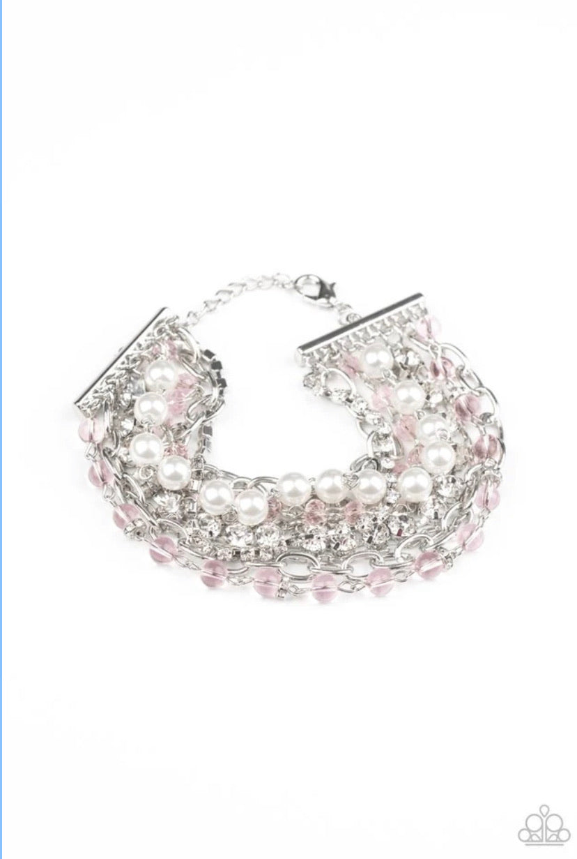 Heiress Hustle- Pink Bracelet