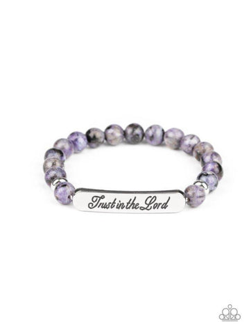 Keep The Trust- Purple Bracelet