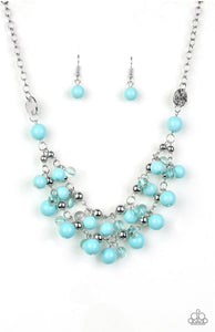 Seaside Soirée- Blue Necklace