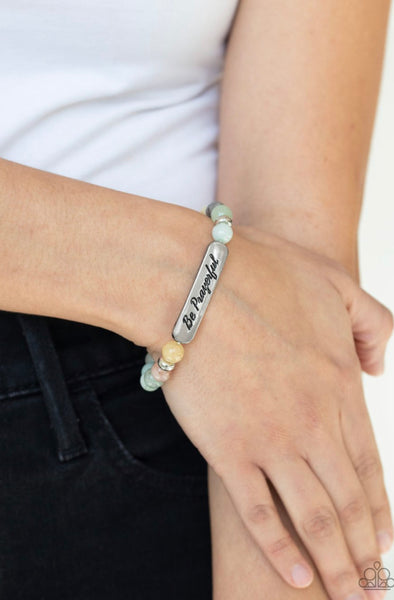 Be Prayerful- Green Bracelet