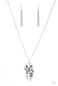 Fiercely Fall- Silver Necklace